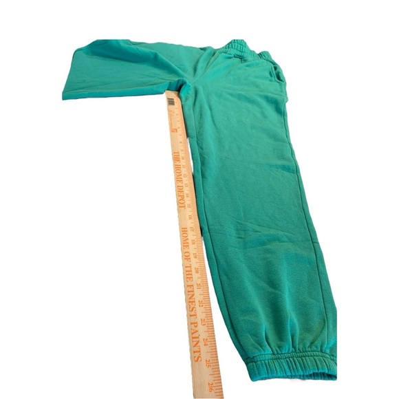 🆑AE Fleece Heritage Boyfriend Jogger Green Size Small - Picture 6 of 9